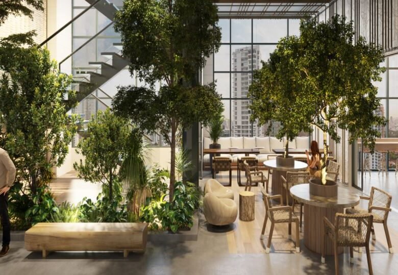Vive en una “Selva Vertical” en Ciudad: Paga en cuotas, Dúplex de 2 Niveles con Auto Tesla