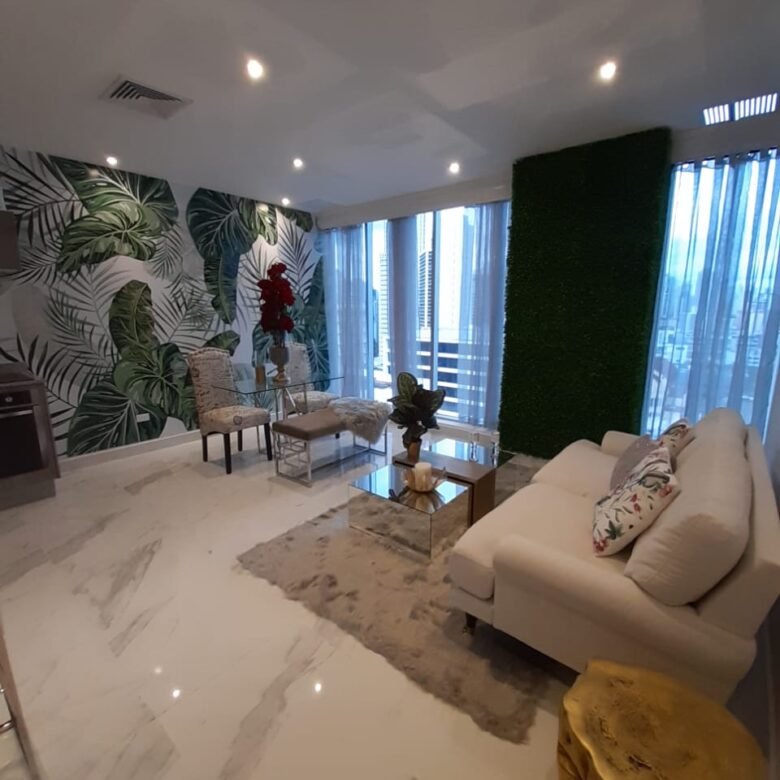 Obarrio, Area Bancaria: Apartamento con Co – Working, Cerca Estación del Metro