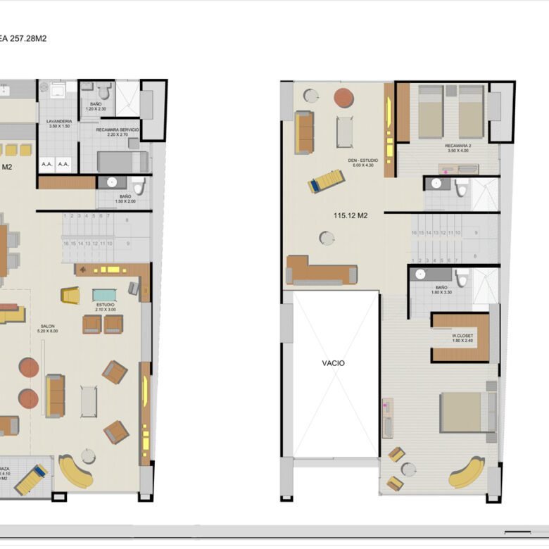 Avenida Balboa frente al mar, Duplex de 280 m², 3 Habitaciones, Aire Acondicionado Central
