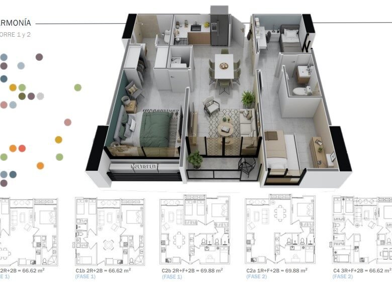 Bella Vista: Paga solo $1500 y reserva tu Apartamento con Area Comercial, Hotel, Co – Working, Cinema, Bbq