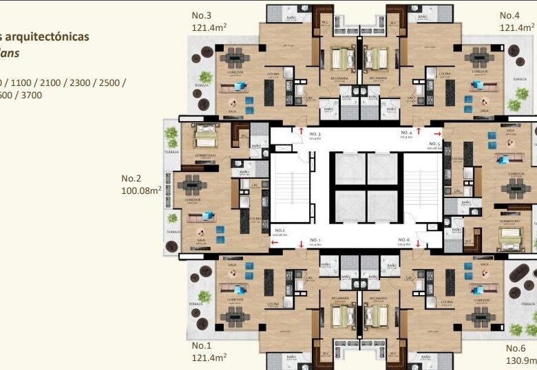 Costa del Este: Nogal – En Construcción, 100 m², de 1 habitación