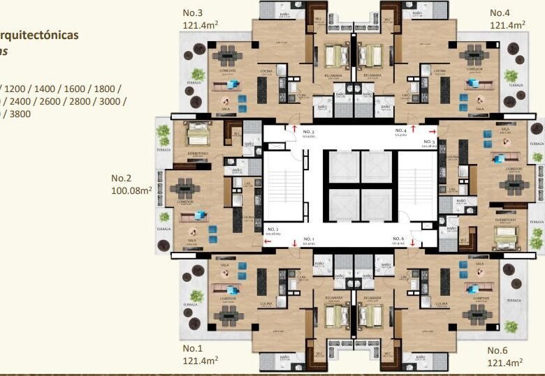 Costa del Este: Nogal – En Construcción, 100 m², de 1 habitación