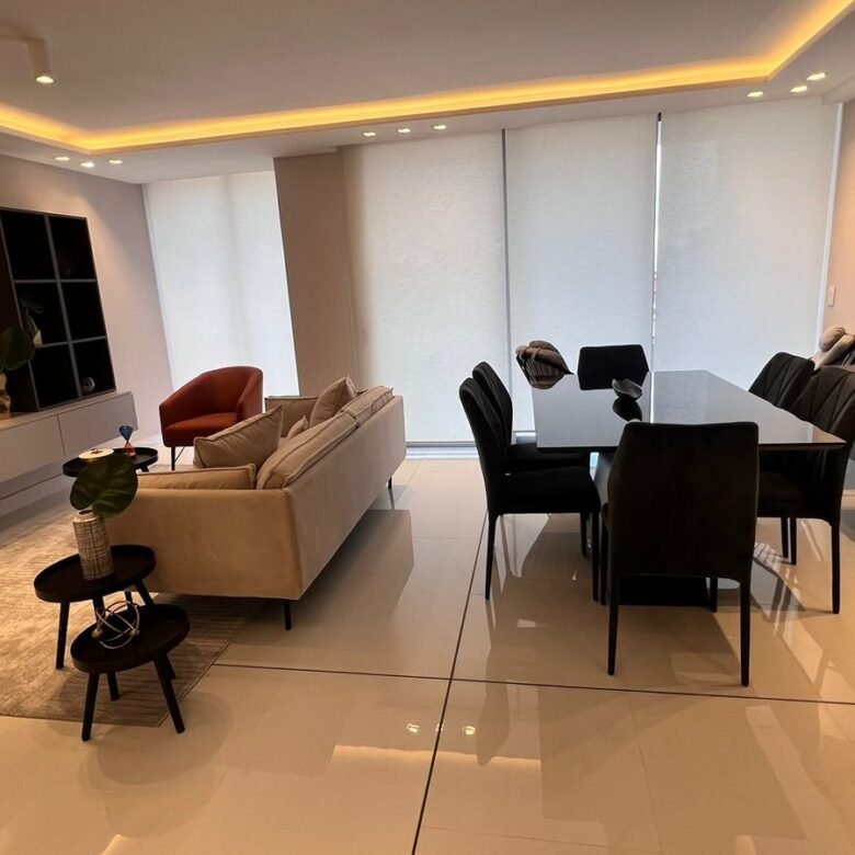 El Cangrejo: Nuevo, Amoblado – Velure, Apto de 129 m², 3 Habitaciones + Cbe