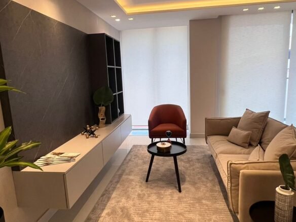 El Cangrejo: Nuevo, Amoblado – Velure, Apto de 129 m², 3 Habitaciones + Cbe
