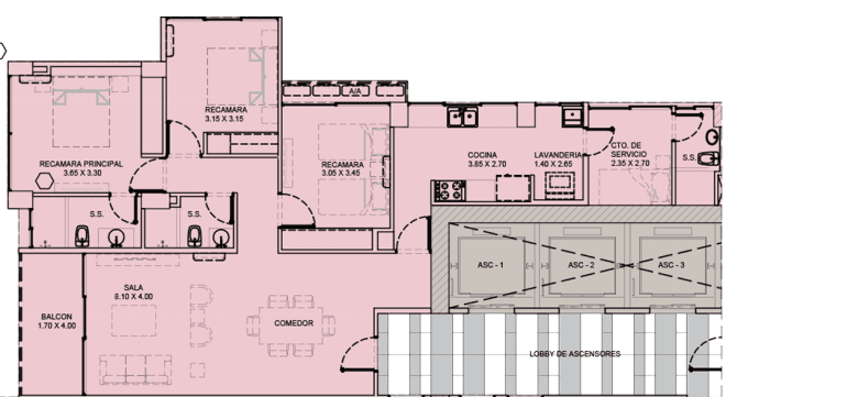 Bella Vista – Costanera: Diagonal al Parque y Cinta Costera, Apartamento de 3 Recámaras, con equipos y decoración