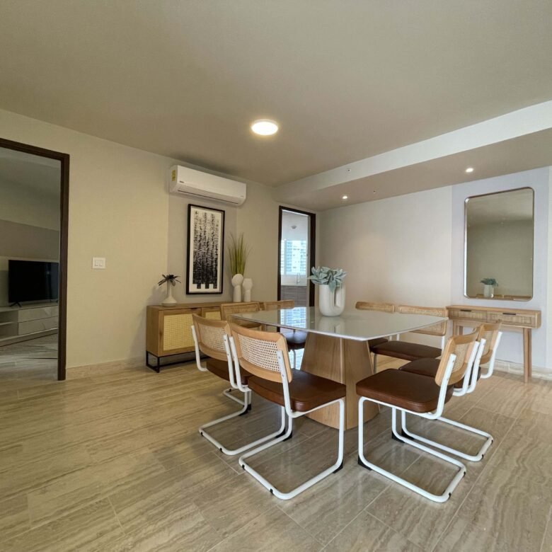 Costa del Este: Sector Alto Nivel, con Casa Club, Amoblado, de 202 m² con 3 Recámaras y 3.5 Baños