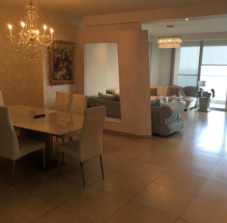 Ave Balboa – Rivage: Apto de 341 m², Piso Alto, 3 Recs con Terraza, 3 Parking
