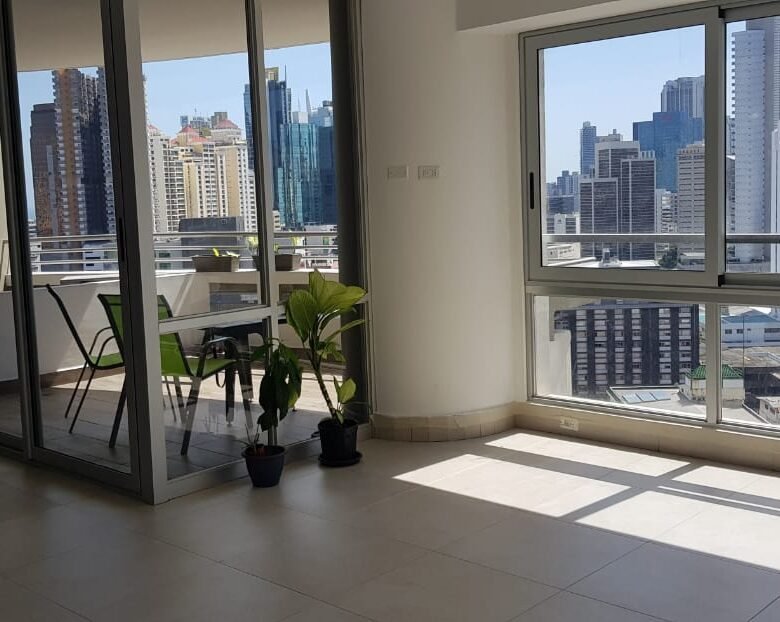 El Cangrejo: Luxor 300, Piso Alto, Semi – Amoblado, 169 m², 3 Recámaras + Cuarto y baño de empleada, Lb