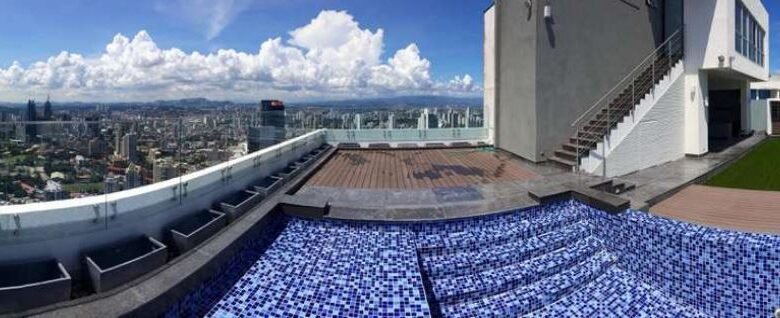 Punta Pacifica: Pent House con terraza y piscina privada a 225mts de altura