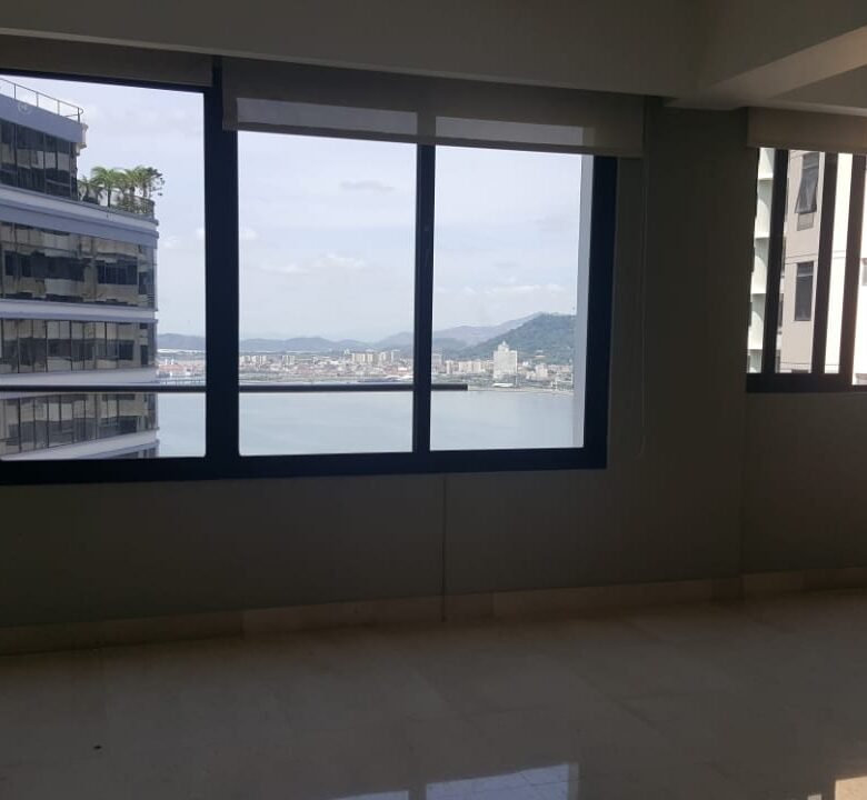 Paitilla – Winston Churchill – Vista Al Mar: 280 m², 3 o 4 Habitaciones, Línea blanca y Aire acondicionado