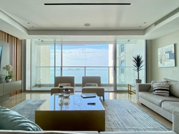 Punta Pacifica: Llave en Mano, con vista al mar, apartamento Amoblado, 3 Habitaciones