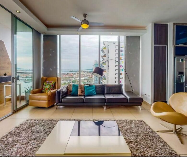 Viva con Elegancia, Ave Balboa, Frente Al Mar: Rivage Amoblado, Decorado Moderno