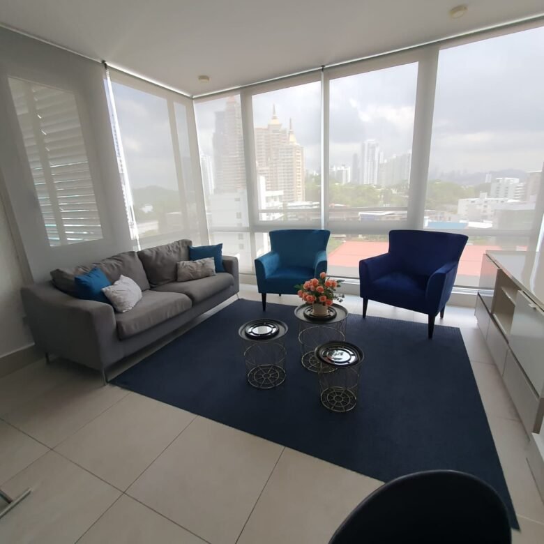 El Cangrejo: Luxor 300, Amoblado, Apartamento de 2 Habitaciones, Aire acondicionado Inverter