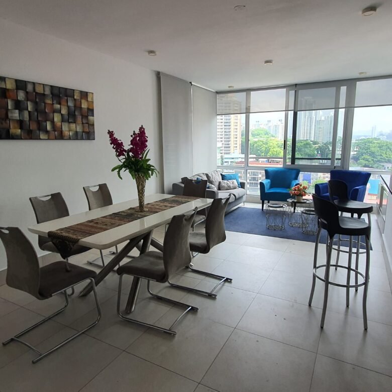 El Cangrejo: Luxor 300, Amoblado, Apartamento de 2 Habitaciones, Aire acondicionado Inverter