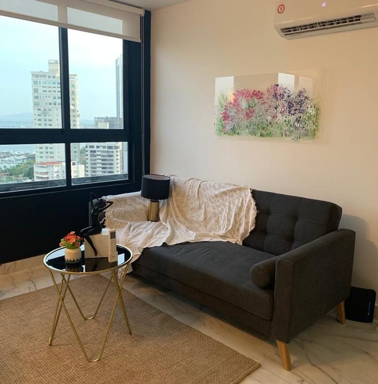 Calle 50, Area Bancaria, Bella Vista: The Gray Amoblado Total, con Luz, Internet