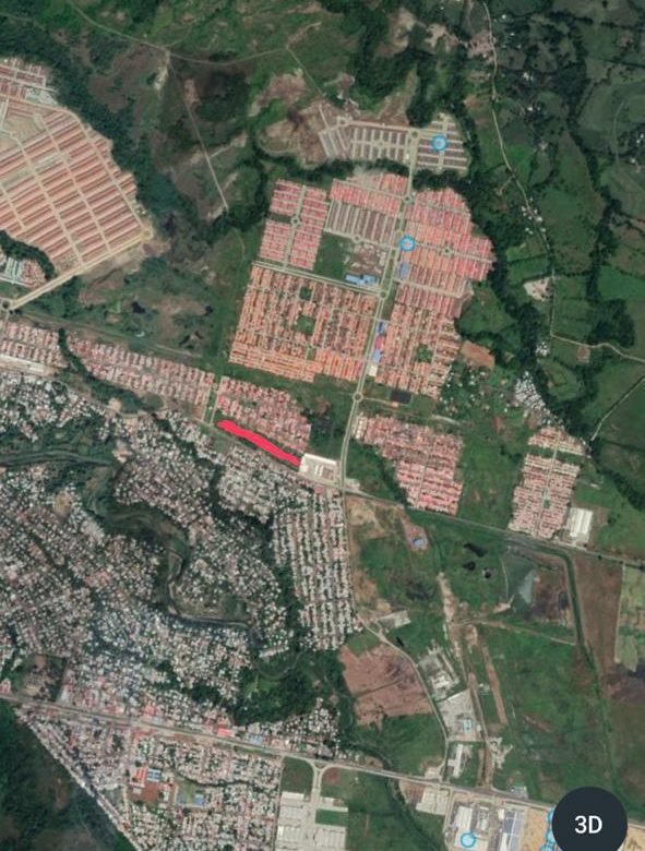 Sobre Av Jose Agustin Arango – Cabras: Terreno 3 Has, con Amplio Frente