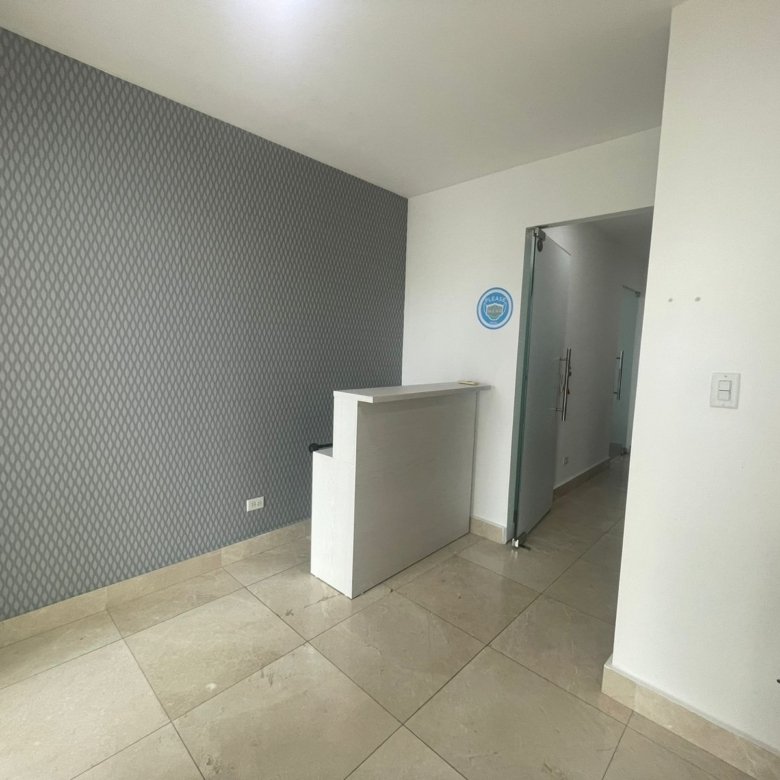 Av Balboa – Frente Al Mar: Oficina Alquilada, con piso de Marmol