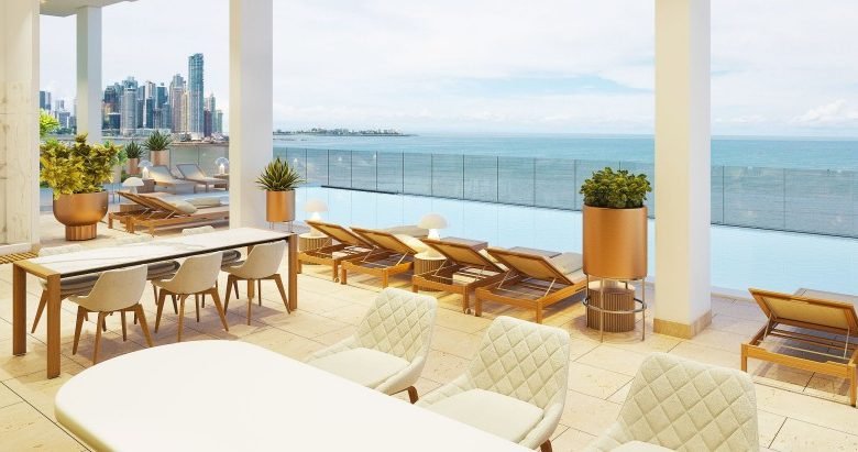 Avenida Balboa frente al Mar: En construcción avanzada, apartamento frente al mar