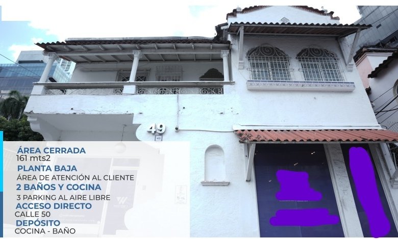 Calle 50, Obarrio, Area Bancaria: Local de Planta Baja, Sobre Vía Principal, Alta Visibilidad