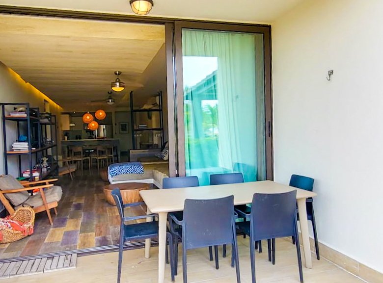 Casamar – exclusivo apartamento de Playa: Planta Baja con Terraza de 40m2