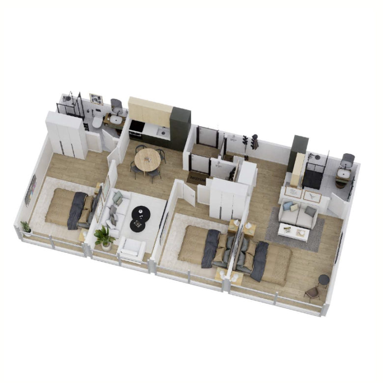 Apartamento Llave en Mano, Amoblado, con Lock-Off: San Francisco, Airbnb-Friendly