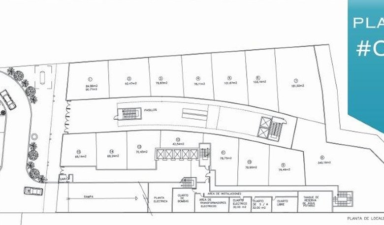 Local Comercial en Planta Baja – Via España: En Plaza Comercial