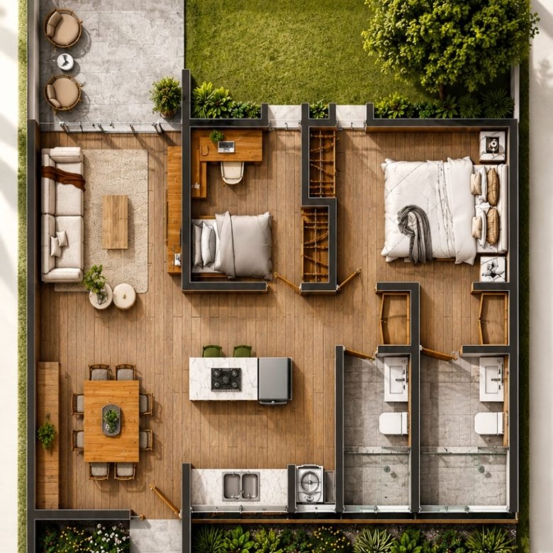 Su Casita para estrenar, en sector de Playa Vista Mar: 2 habitaciones