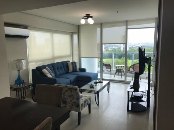 Costa del Este – Parkside: Apartamento Amoblado de 1 Recámara, Vista Al Parque